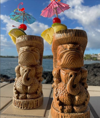 Open Edition Hawaii Tiki Mug by Brad Tiki Shark Parker