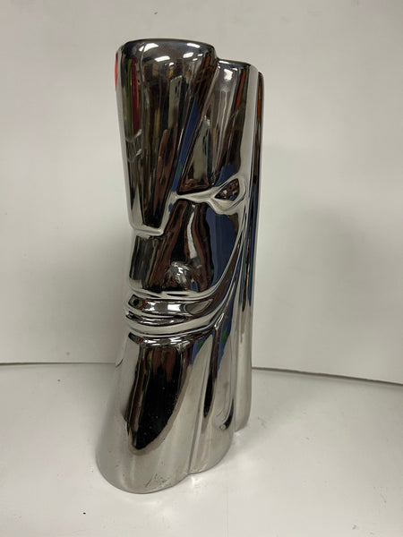 Limited Edition #197 of 300 Silver Chrome Yipwon Tiki Mug by Tiki Farm