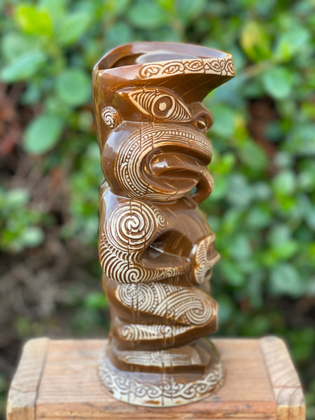 Teko Teko Maori Tiki Mug by Crazy Al Evans and Tiki Farm