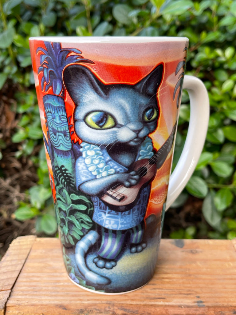 Tiki Cat Tiki Coffee Mug